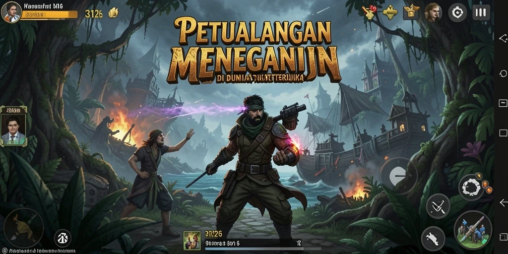 Tampilan gameplay menegangkan dari petualangan di 3126.