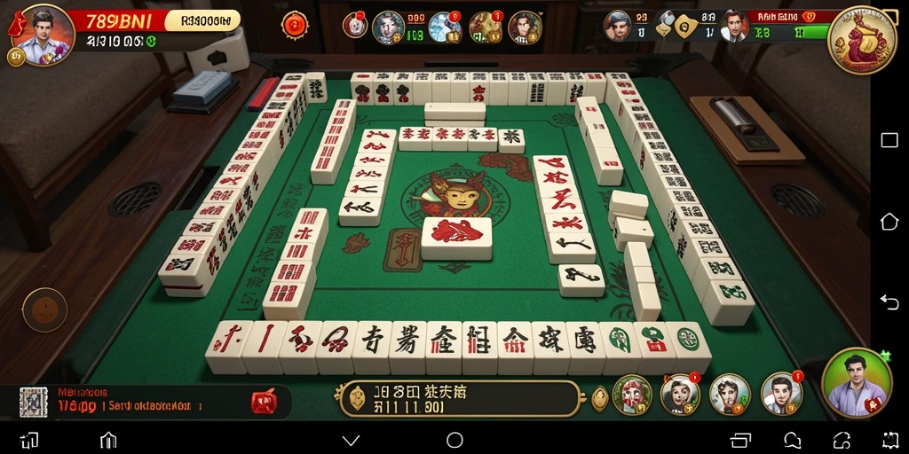 Screenshot gameplay Mahjong di 789BNI yang mengasyikkan.