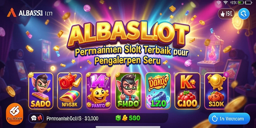 Tampilan menarik dari gameplay ALBASLOT yang menghibur.
