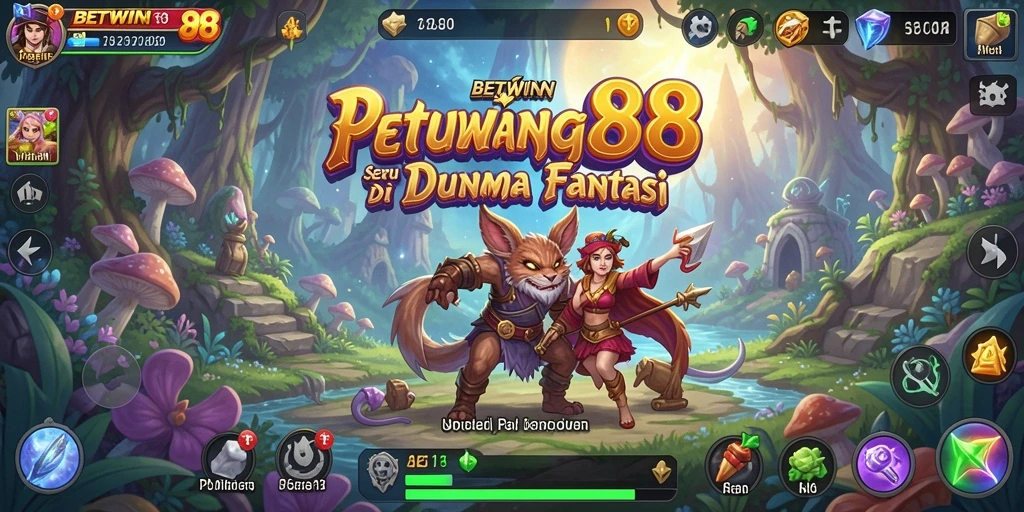Tangkapan layar utama BETWIN88 menunjukkan gameplay yang mendebarkan dan dunia fantasi yang luas.