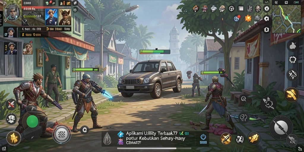 Screenshot CEMARA77 menunjukkan tampilan antarmuka yang intuitif dan fitur canggih.