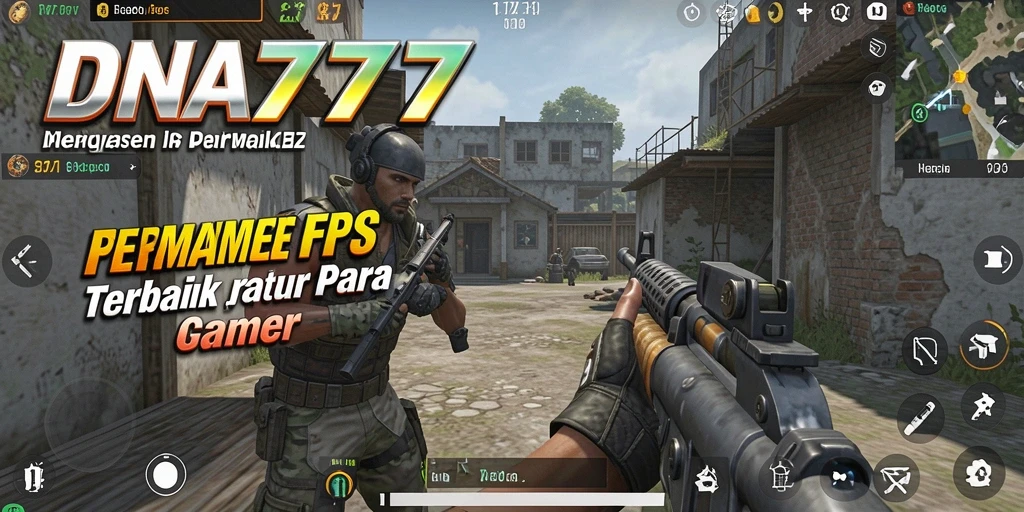 Screenshot gameplay <strong>DNA777</strong> menunjukkan aksi tembak-menembak yang intens.