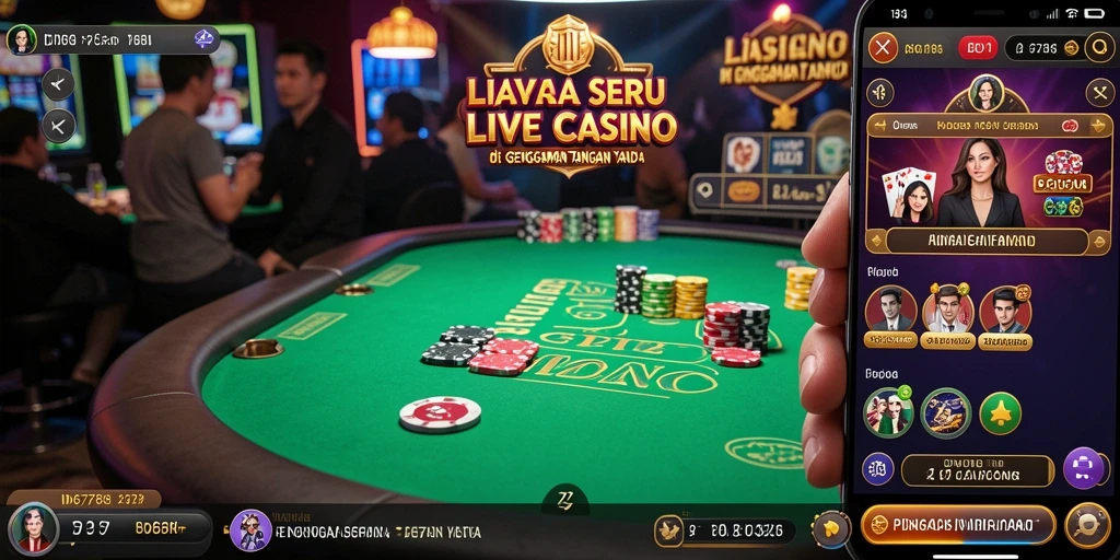 Tampilan gameplay menarik dari aplikasi Live Casino ID6788.