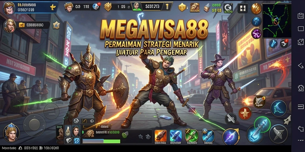 Gameplay MEGAVISA88 yang menarik dan strategis.