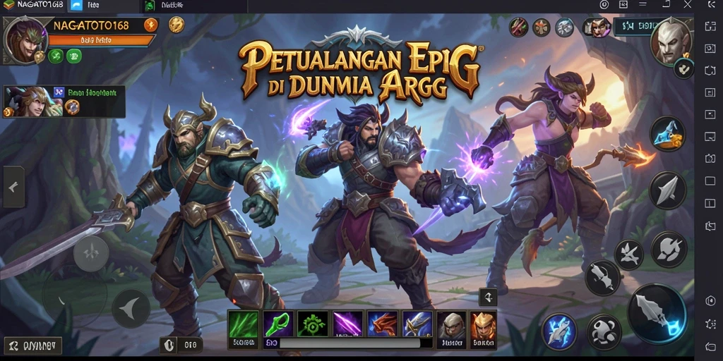 Tampilan gameplay seru dan mendebarkan di NAGATOTO168
