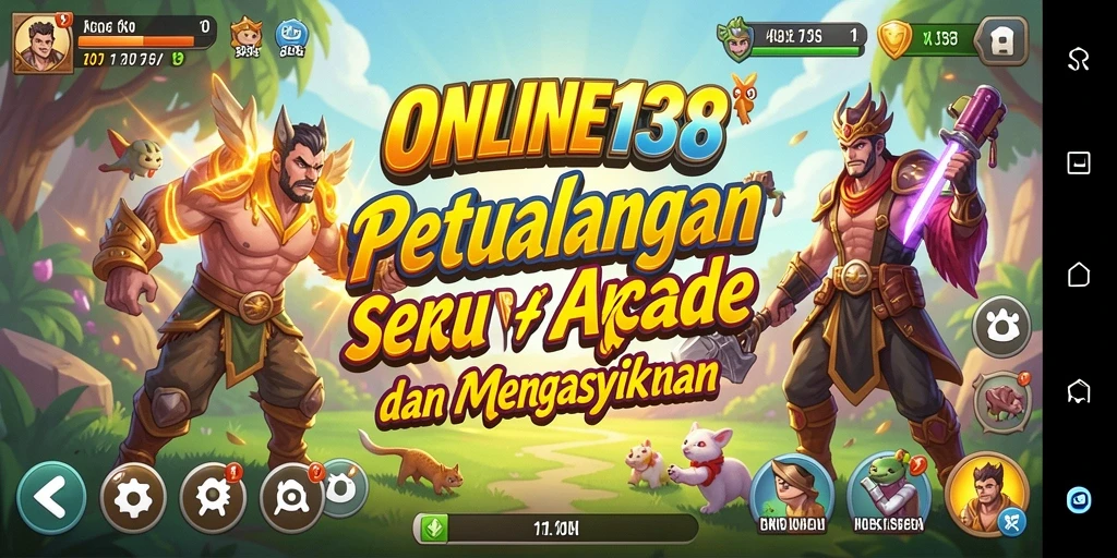 Screenshot gameplay ONLINE138 menampilkan aksi seru dalam permainan Arcade.