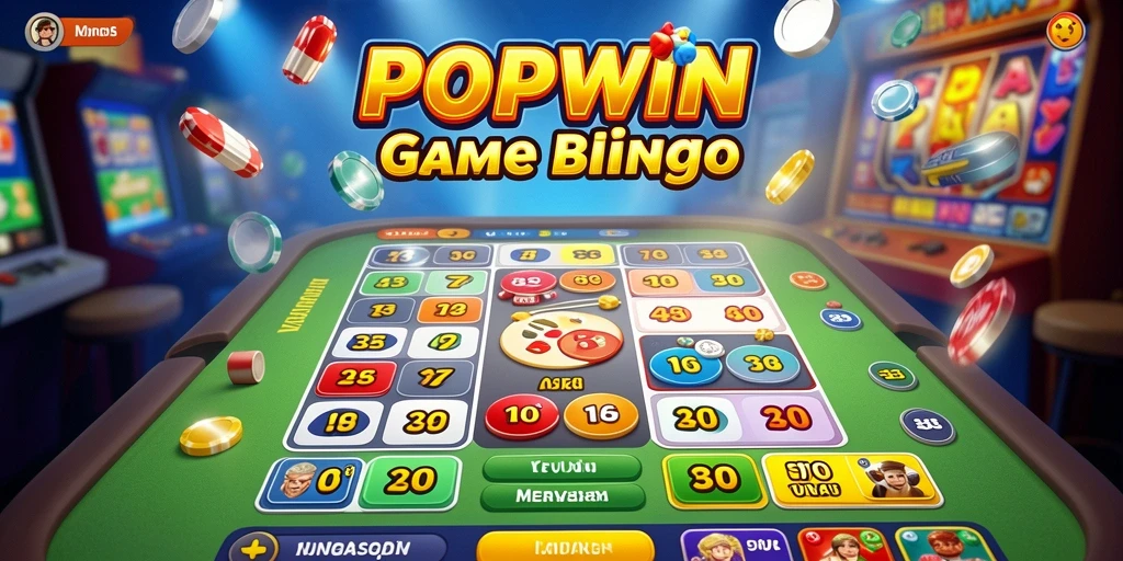 Tangkapan layar menampilkan gameplay seru Bingo di POPWIN.
